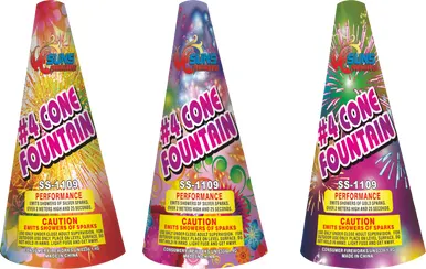 4 Cone Fountain fountain box