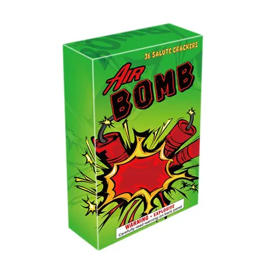 Air Bomb novelty firework box