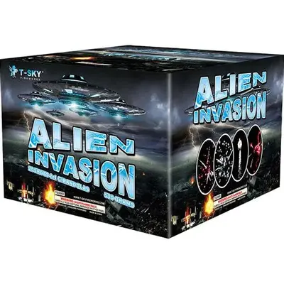 Alien Invasion 500 gram cake box