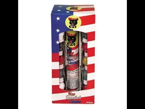 Black Cat Star Spangled Cannon artillery shells box