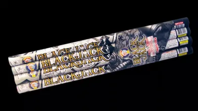 Blackjack Roman Candles roman candle box