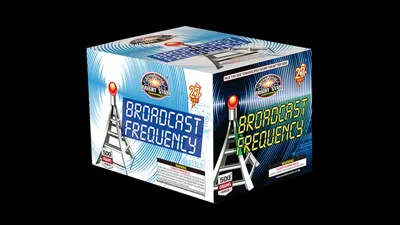 Broadcast Frequency 500 gram cake box