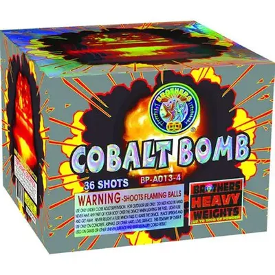Cobalt Bomb 500 gram cake box