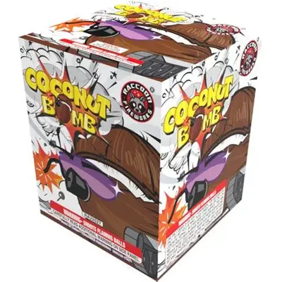 Coconut Bomb novelty firework box