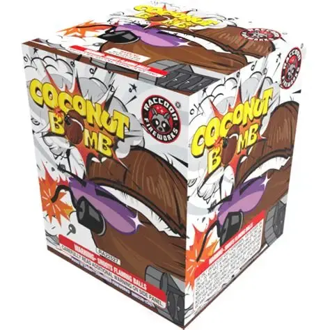 Coconut Bomb novelty firework box