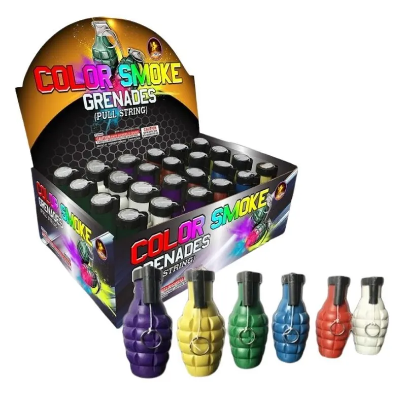 Color Smoke Grenades smoke firework box