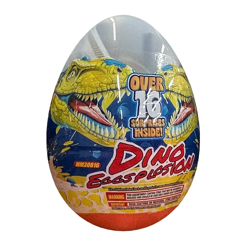 Dino Eggsplosion plastic egg assortment with dinosaur art