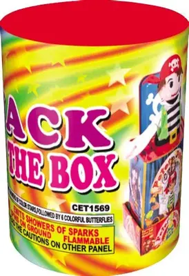 Jack in the Tall Box novelty firework box