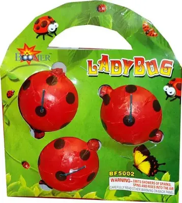 Lady Bugs novelty firework box