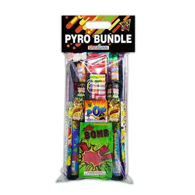 Pyro Bundle fireworks assortment box