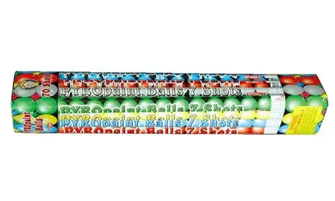 Pyro Paint Balls 7 Shots roman candle box