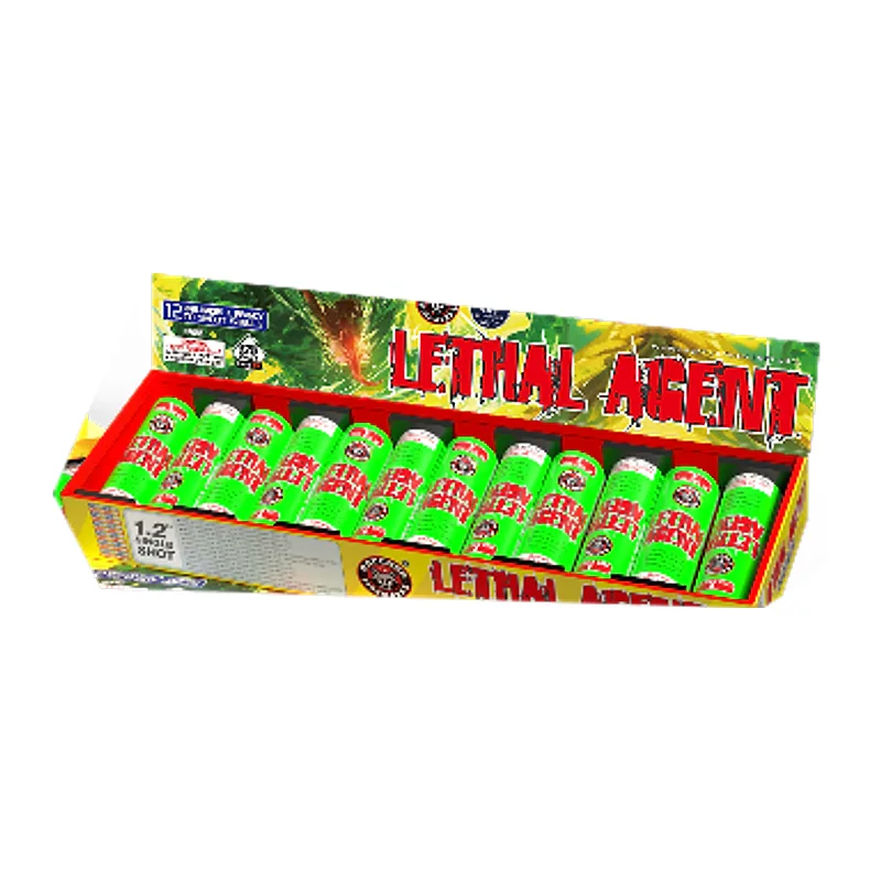 Raccoon Lethal Agent box open, showing 12 green preloaded shells