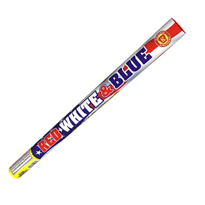Red White & Blue roman candle box
