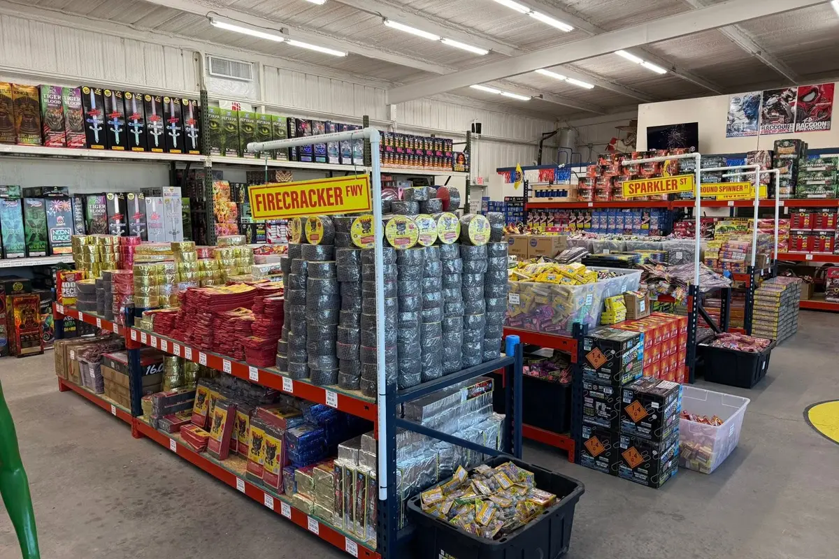 The firecracker aisle